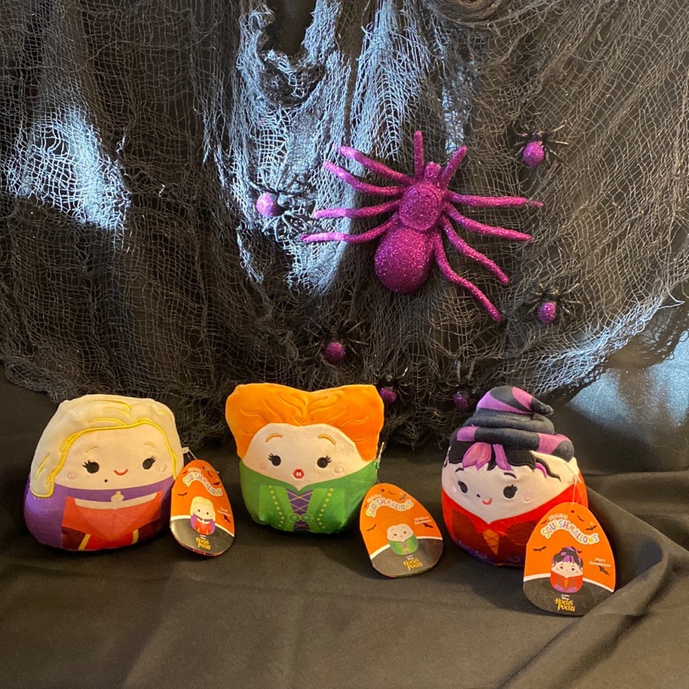 2022 Disney Hocus Pocus Halloween Squishmallows - The Sanderson Sisters